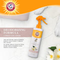 Arm & Hammer Ultra Fresh Waterless Dog Bath Spray, Baking Soda Deodorizer No-Rinse Dry Dog Shampoo for Between-Bath Odor Control and Coat Freshening, White Jasmine Scent, 10 Fl Oz