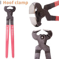 LONG RIVER Horse Farrier Hoof Tool Kit（7 Piece） with Carry Bag Horse Equine Metal Shears Farriers Hoof Nipper Cutter Han