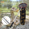 Snake Catcher Net, Rattlesnake Grabber Handling Tool Large Reptile Closure Net, Snake Traps Telescopic Pole Stick, Rattl