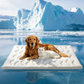 2026 Upgrade Cooling Mat for Dogs, Q-MAX>0.5 Double-Sided Dog Cooling Mat 36"×23" with Ice Cool & Arc-Chill Cool Fiber, Washable Self-Cooling Thicken Waterproof All-Season Dog Crate Pad for Dog & Cat