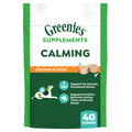 Greenies Supplements Calming Chews for Dogs Chicken Flavor, Dog Calming Chews, 7.3 oz. Container of 40 Count