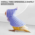 Cute Bird Costume, Parrot Cloak Cosplay Photo Prop, Bird Clothes for Budgerigar, African Greys Parakeet, Conure, Cockatiel, Mynah, Love Birds, Finches (Blue)