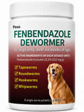 Fenbendazole Dog Dewormer Powder for Tapeworms, Roundworms, Hookworms & Whipworms, 1g Pouch (Treats 10lbs per Pouch)
