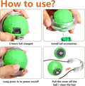 Giociv Interactive Cat Toys for Bored Cats, with Chirping, Centipede Motion Wake-up Super Motor Cat Ball on Rug
