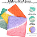 CHEWFFON Dog & Cat Lick Mat, Birthday Silicone Licky Pad