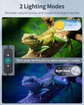 Pawfly 6 W Terrarium Light for 6" to 10" Terrariums Extendable Reptile Tank Light with Full Spectrum Brilliant White Blu