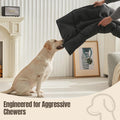 Chew Proof Dog Bed Crate Pad for Aggressive Chewers, 28"x47"