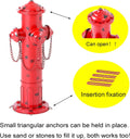 24"H Metal Fire Hydrant for Dogs to Pee On, Vintage M & L Fire Hydrant Post