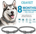 Craveit Flea and Tick Collar for Dogs, 2 Pack, Large Dogs Over 18 lbs