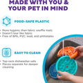 Outward Hound Nina Ottosson Lickin’ Layers 3-in-1 Dog Toy Treat Puzzle, 7"