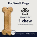Arterra Dental Chews for Small Dogs with Nano-Hydroxyapatite 14 Count