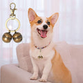 KITTAIL Copper Bells for Dog Collars with Snap Clips - Dog Bells to Go Outside,Made of Pure Copper for Dogs/Cat - Clear Sound & No Rust - Know Where Your Pet