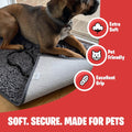 MUDGUARD MAT® Dog Door Mat with Paw Design for Muddy Paws, Super Absorbent Microfiber, Non-Slip Indoor Mat, Quick-Dry Ch