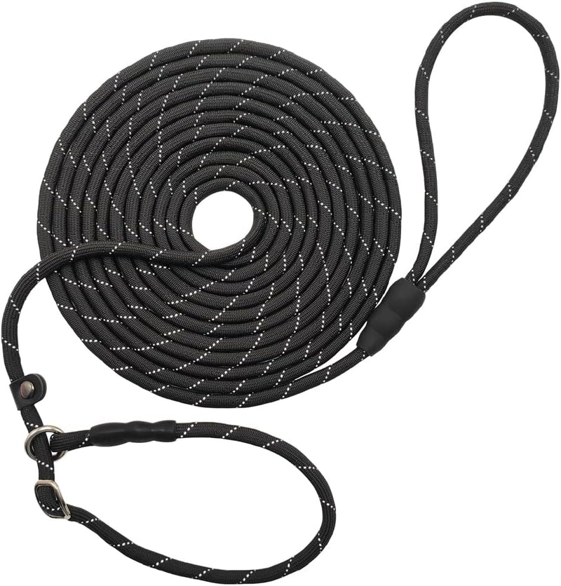 BTINESFUL 10/15/20FT Long Slip Lead Dog Training Leash - Small Medium Dogs