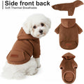 2 Pack Dog Hoodie Warm Hood Dog Sweater Cold Weather Small Dogs Sweatshirt Comfort Pet Clothes for Small Medium Dogs with Pockets Chihuahua Clothes for Male Female Girl Boy Sporty Daily Wear