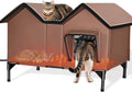 Outdoor Heated Cat House for Outside, Heated Outdoor Cat House Weatherproof