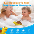 Floating Pool Thermometer, Large Size Easy Read for Water Temperature with String, Shatter Resistant Floating Thermomete
