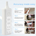 Digital Ear Pet Thermometer for Dogs and Cats, 1 Second Non-Contact, Rechargeable, LED Display, Fever Detection, Accurat