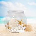 9 Pcs Plastic Fish Bowl, 26 Oz Small Clear Terrariums Carrier Cage
