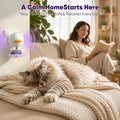 Cat Calming Diffuser with Advanced Pheromone Technology, 120 Days Plug in Diffuser for Multi Cat Home, Reduce Stress, Ur