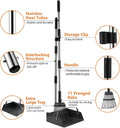 Toozey Pooper Scooper for Large Dogs, 43.31" Long Handle, Metal Tray & Rake