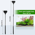 Algae Scraper for Glass Aquariums 24.4" with 10 Replaceable Blade