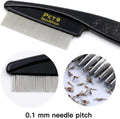Pet Republique Dog and Cat Flea Comb - Fine and Flexible Pins, Removes Fleas, Mites, Ticks, Dandruff Flakes - Grooming Tool for Most Pets