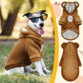 Small Dog Hoodie Soft Warm Fleece Fall Winter Dog Clothes Cute Puppy Sweaters Cat Coat Funny Blank Pullover Doggy Hooded