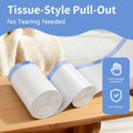 45 Count Tear-Free Waste Drawer Liners Bags Compatible with Litter Box Robot 4/5/3, Thick Self-cleaning Cat Litter Box L