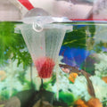 WEAVERBIRD 4PCS Aquarium Nematode Feeder, Live Blood Worm Plastic Cone Cup Shape Basket Feeder for Feeding Fish with Suc
