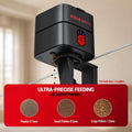 AQUASMITH Mini Automatic Fish Feeder for Aquarium, 30 mL Small Auto Fish Feeder for for Small Tank, Ideal for 1/2/5/10 G