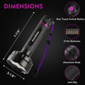 EverBrite 100 LED UV Blacklight Flashlight, 395nm for Pet Urine