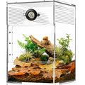 2PCS Magnetic Jumping Spider Enclosure Temperature and Humidity Monitor Digital Thermometer and Humidity Gauge for Repti
