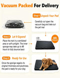 Heavy‑Duty Wear‑Resistant Dog Bed for Aggressive Chewers, Oxford Fabric Waterproof Crate Bed for Large Dogs, Washable Re