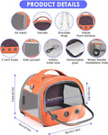 Bissap Guinea Pig Carrier Bag, Portable Small Animal Carrier Pouch for Hamster Chinchilla Rabbit Gerbil Hedgehog Sugar G