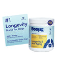 Boops Pets NAD+ Precursor & Senior Dog Supplement - 90 Soft Chews - NMN Alternative for Longevity & Healthy Aging - Nicotinamide Riboside, Resveratrol, Quercetin, Made with Pasture-Raised Chicken
