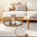Cat Bed, Cotton Rope Instinct Basket for Cats, Handwoven Cat Beds