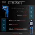 Metris Digital Infrared Thermometer for Aquarium Fish Tank, Reptile, Snake, Terrarium Accessories, Automotive, Laser Tem