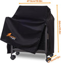 Perfitel Small Bird Cage Cover(Black) Good Night Black-Out Cover for Birdcage with Roof Top Durable Breathable Washable Material (cage is not Included) (18.9" L x 15" W x 25.6" H, L Shape)