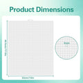 2 Sets Fish Tank Divider with Self-Adhesive Hook and Ties, Plastic Cuttable Aquarium Grid Plate DIY Adjustable Fish Sepa