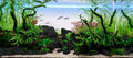 LANDEN Black Lava Rock 16lb Aquarium Rocks Stones for Fish Tank Decor
