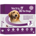 Vectra 3D Flea and Tick Prevention for Dogs, Kills and Repels Fleas, Ticks & Mosquitoes | Fast‑Acting, Waterproof, No Prescription Needed | Large Dogs 56–95 lbs, 3‑Month Supply