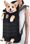 Dog Carrier Tactical Backpack for Medium Large 26-40lbs