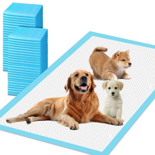 XXXXL Puppy Pee Pads for Dogs 31"x55" 40 Count, Extra Large Dog Pee Pads, Leak-Proof & Super Absorbent Dog Pee Pads, Thicken Disposable Potty Pads Puppy Training Pads for Cats Rabbits