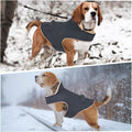 ASENKU Dog Winter Coat, Thick Plush Fleece Lining Dog Jacket with Pockets