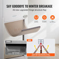 VEVOR Dog Door for Sliding Glass Door Medium Doggy Door for Sliding Doors