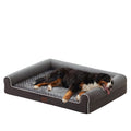 Warmrest Large Dog Beds Large Sized Dogs 45x35x7 Inch, Orthopedic XXL XL Dog Bed for Medium Size Dogs, Big Waterproof Couch Sofa with Removable Washable Cover for Pet, Dark Grey