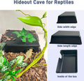 Reptile Hide Cave, Snake Hide for Ball Python & Gecko, Large Size 9.5"