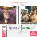 Cat Dry Shampoo Powder with Lavender and Rosemary for Cats 5.29 fl. oz| Grooming for Cat | Kitten Sensitive Skin | Clean