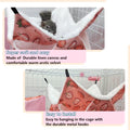LEFTSTARER Rat Ferret Hammock Toy and Cage Accessories for Guinea Pig Hamster Rat Sugar Glider Ferret Parrot to Hide Sle